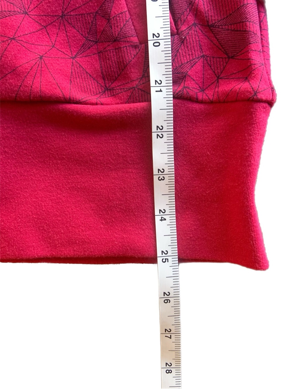 Bench Hot Pink Zip-Up Hoodie Jacket with Geometric Print Medium - Picture 9 of 16